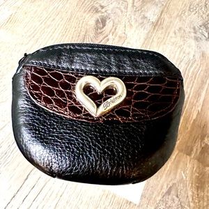 Brighton | Women Coin Purse | Small Leather | Black & Brown